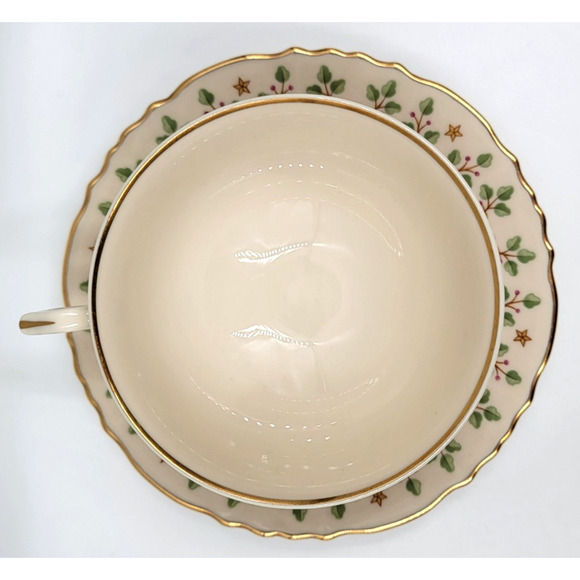 Syracuse Pendleton Federal Footed Cup And Saucer Gold Trim 1949 - 1966 Lot of 2 - Picture 10 of 13